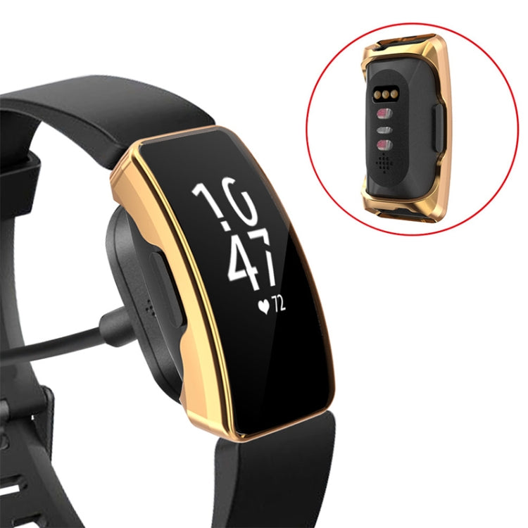 For Fitbit Inspire/ Inspire HR Full Coverage Plating TPU Watch Case