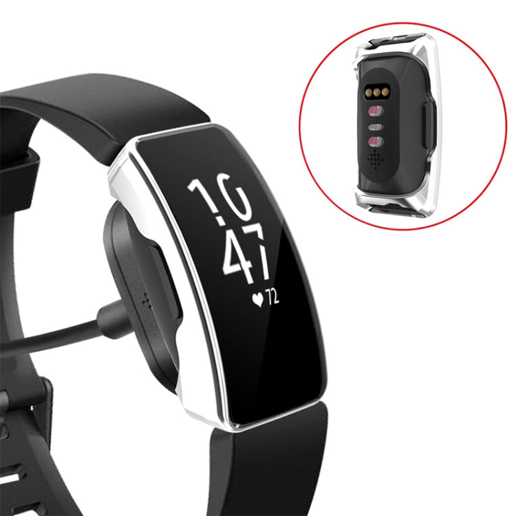 For Fitbit Inspire/ Inspire HR Full Coverage Plating TPU Watch Case