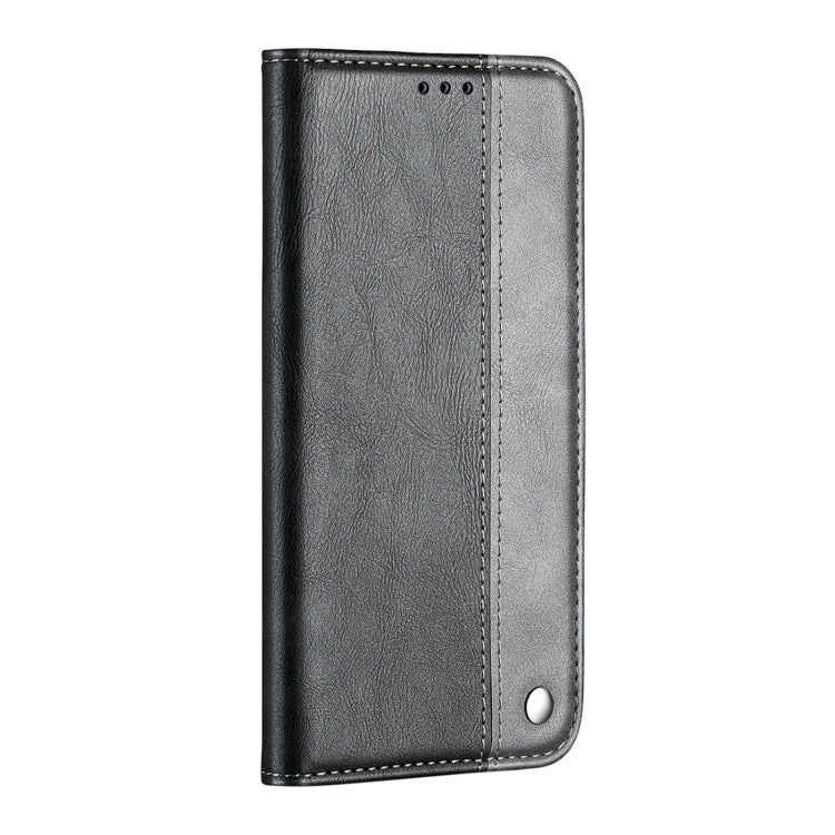 For Samsung Galaxy A42 5G Business Solid Color Stitching Horizontal Flip Leather Case with Holder & Card Slots
