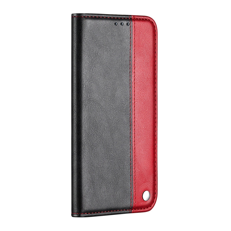 For Samsung Galaxy A42 5G Business Solid Color Stitching Horizontal Flip Leather Case with Holder & Card Slots