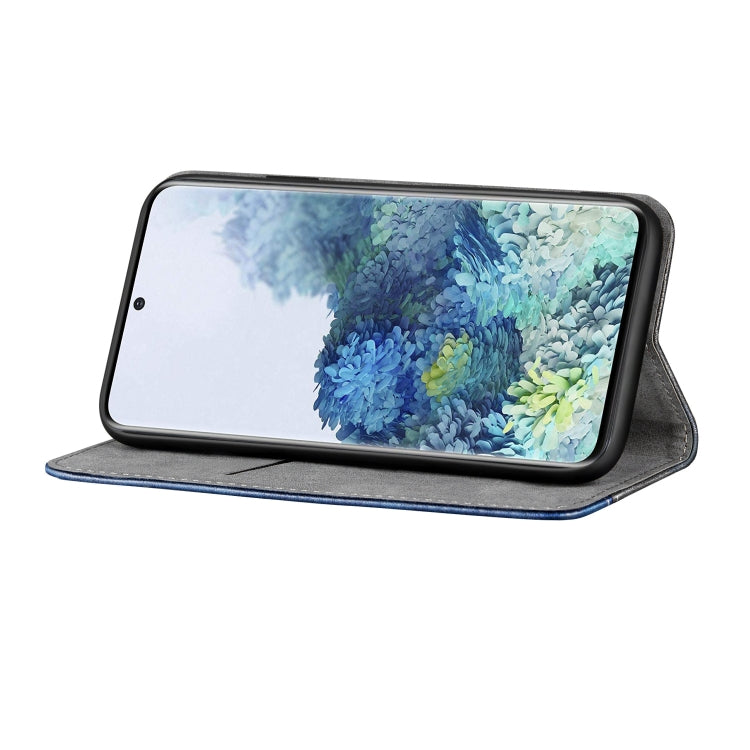 For Samsung Galaxy S21 5G Business Solid Color Stitching Horizontal Flip Leather Case with Holder & Card Slots