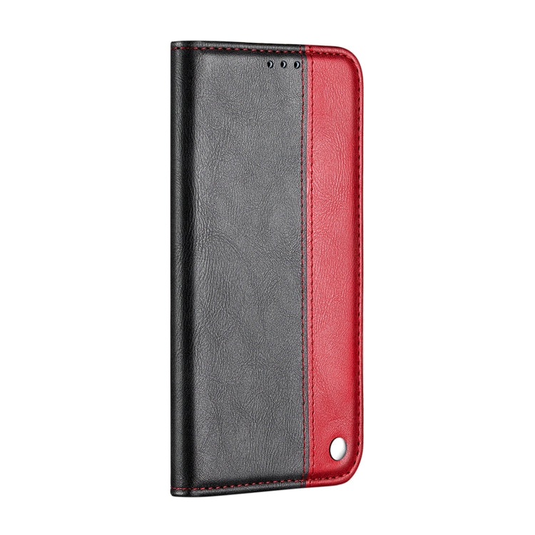 For Samsung Galaxy S21 5G Business Solid Color Stitching Horizontal Flip Leather Case with Holder & Card Slots