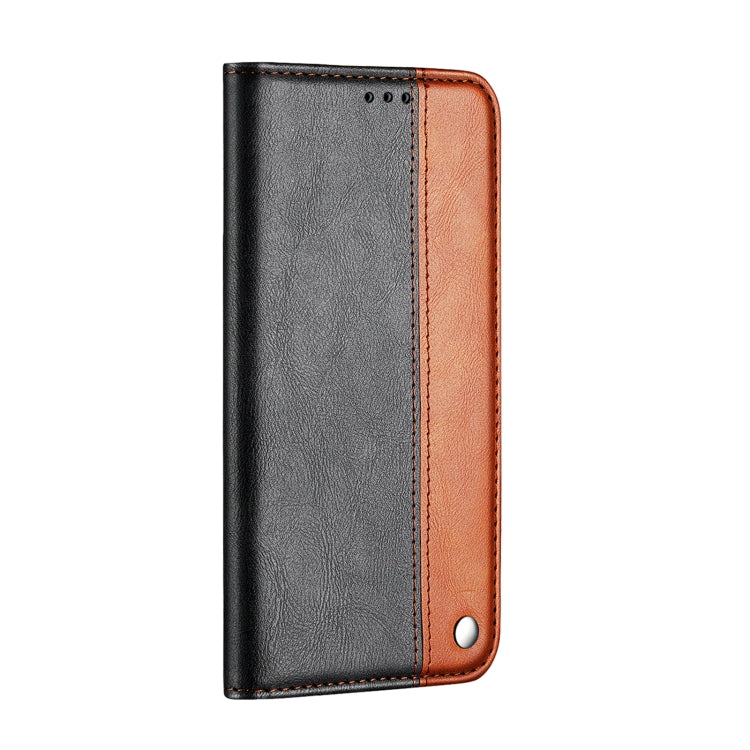 For Samsung Galaxy S21+ 5G Business Solid Color Stitching Horizontal Flip Leather Case with Holder & Card Slots