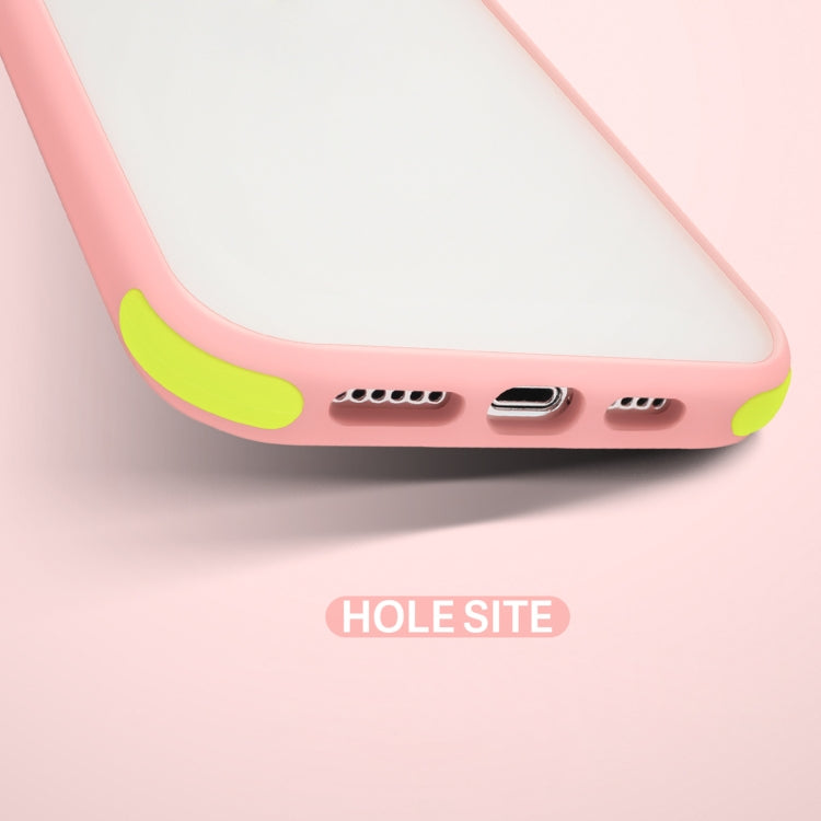 For iPhone 12 Pro Max Semi Transparent Frosted Series Shockproof Protective Case