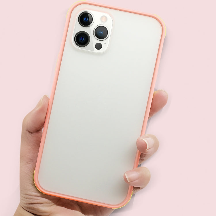 For iPhone 12 / 12 Pro Semi Transparent Frosted Series Shockproof Protective Case