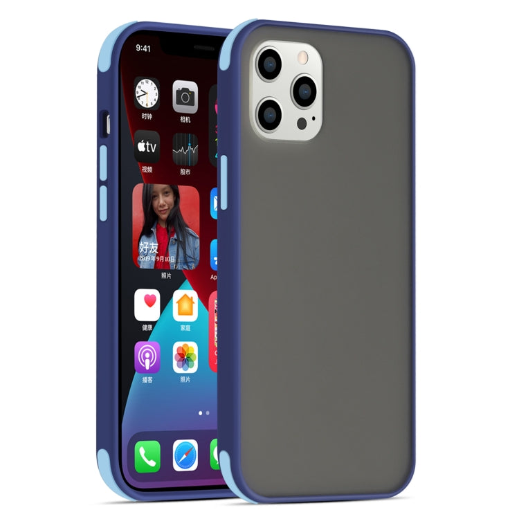 For iPhone 12 mini Semi Transparent Frosted Series Shockproof Protective Case