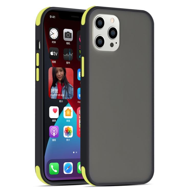 For iPhone 12 mini Semi Transparent Frosted Series Shockproof Protective Case