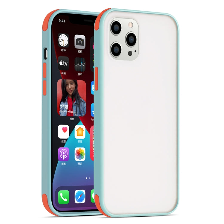 For iPhone 12 mini Semi Transparent Frosted Series Shockproof Protective Case