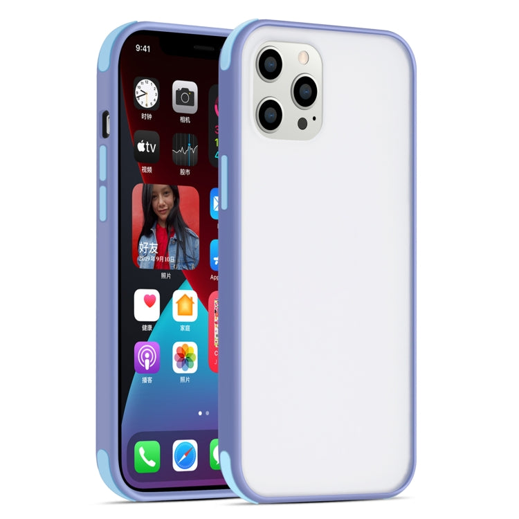 For iPhone 12 mini Semi Transparent Frosted Series Shockproof Protective Case