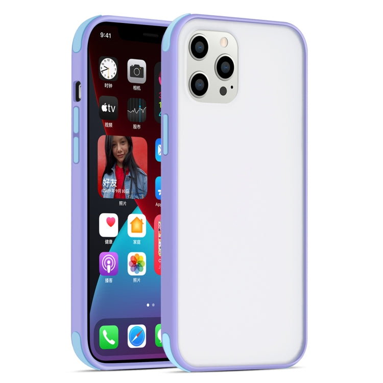 For iPhone 12 mini Semi Transparent Frosted Series Shockproof Protective Case