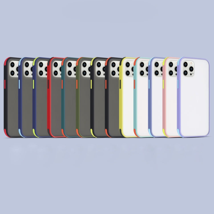 For iPhone 12 mini Semi Transparent Frosted Series Shockproof Protective Case