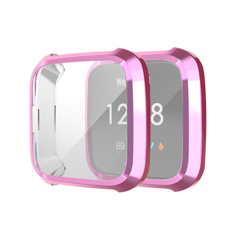For Fitbit Versa Lite Smart Watch Full Coverage Plating TPU Protective Case