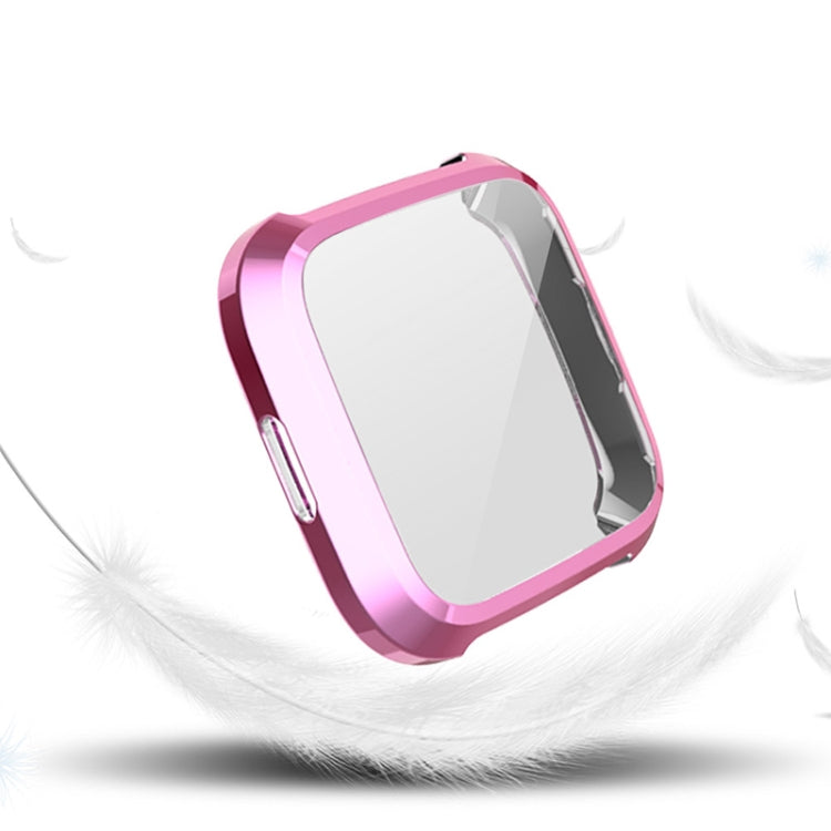 For Fitbit Versa Lite Smart Watch Full Coverage Plating TPU Protective Case