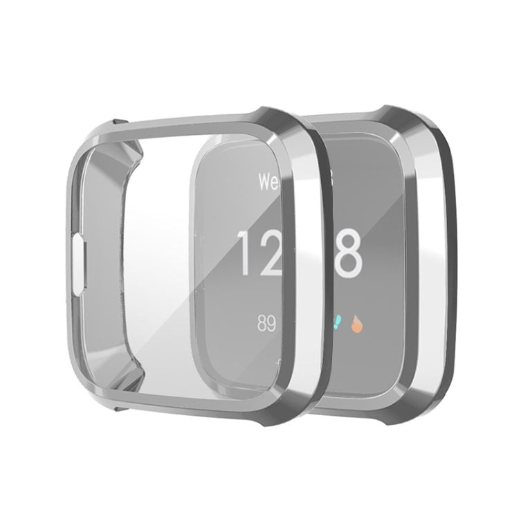 For Fitbit Versa Lite Smart Watch Full Coverage Plating TPU Protective Case