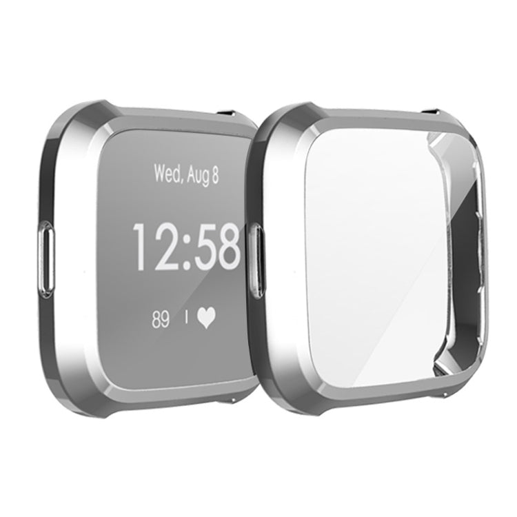 For Fitbit Versa Lite Smart Watch Full Coverage Plating TPU Protective Case