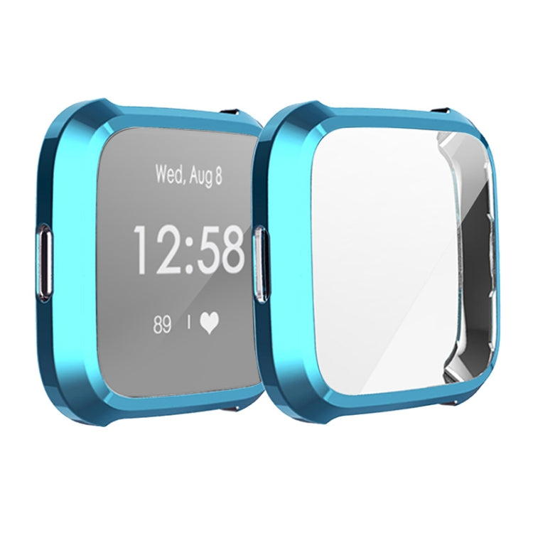 For Fitbit Versa Lite Smart Watch Full Coverage Plating TPU Protective Case