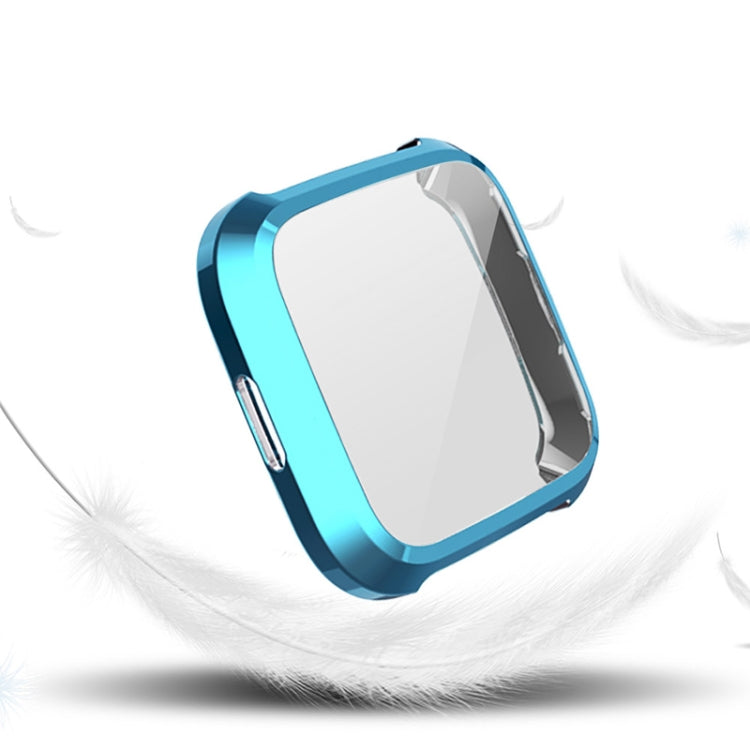 For Fitbit Versa Lite Smart Watch Full Coverage Plating TPU Protective Case