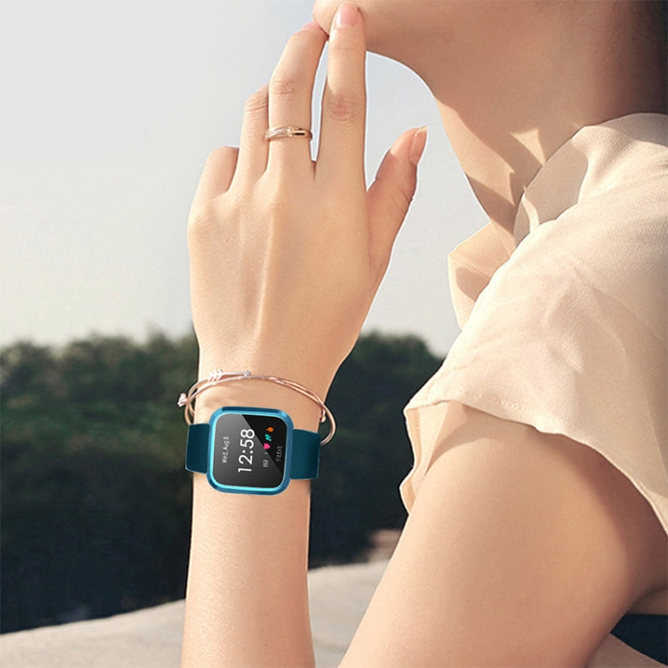 For Fitbit Versa Lite Smart Watch Full Coverage Plating TPU Protective Case