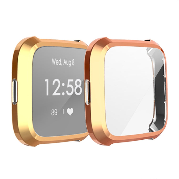 For Fitbit Versa Lite Smart Watch Full Coverage Plating TPU Protective Case
