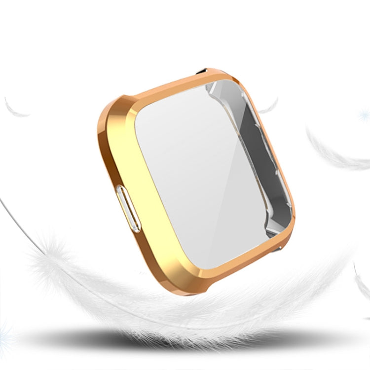 For Fitbit Versa Lite Smart Watch Full Coverage Plating TPU Protective Case