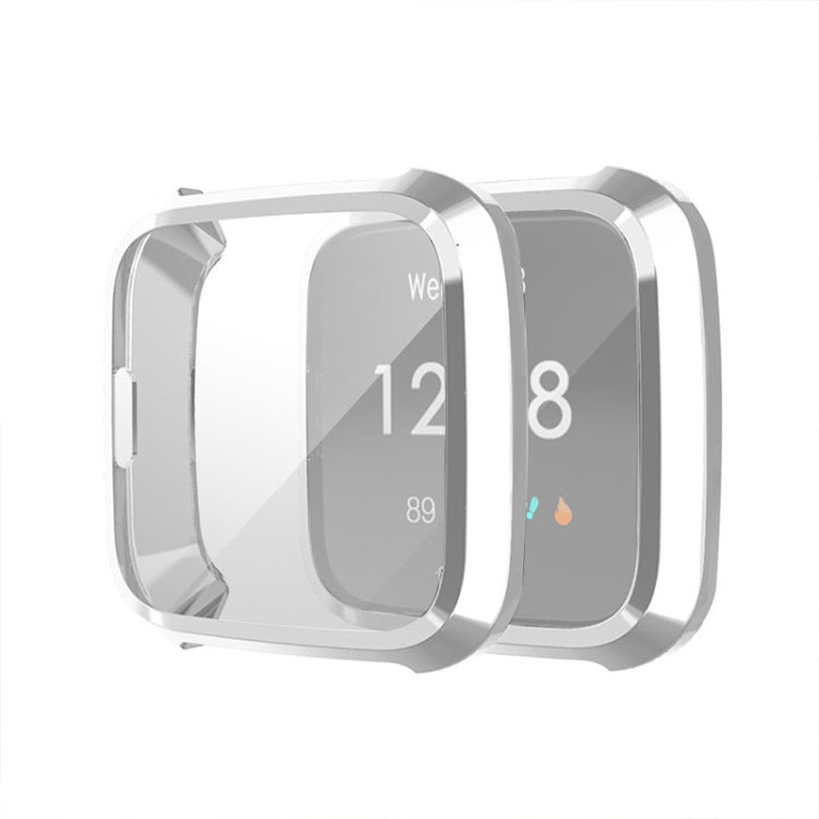 For Fitbit Versa Lite Smart Watch Full Coverage Plating TPU Protective Case
