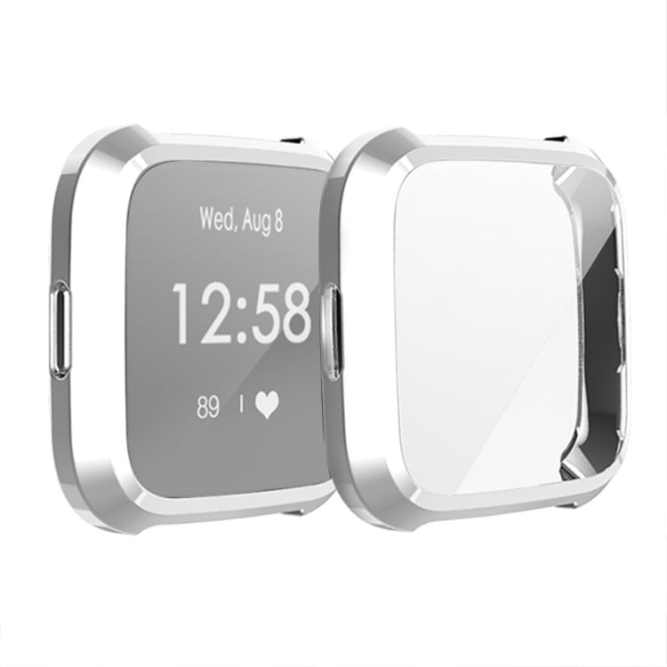 For Fitbit Versa Lite Smart Watch Full Coverage Plating TPU Protective Case
