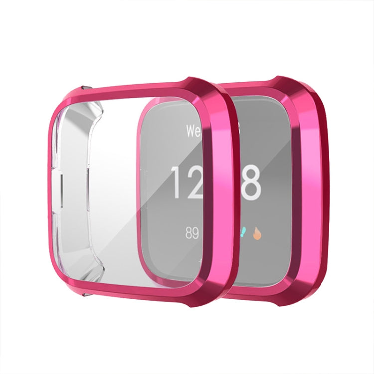For Fitbit Versa Lite Smart Watch Full Coverage Plating TPU Protective Case