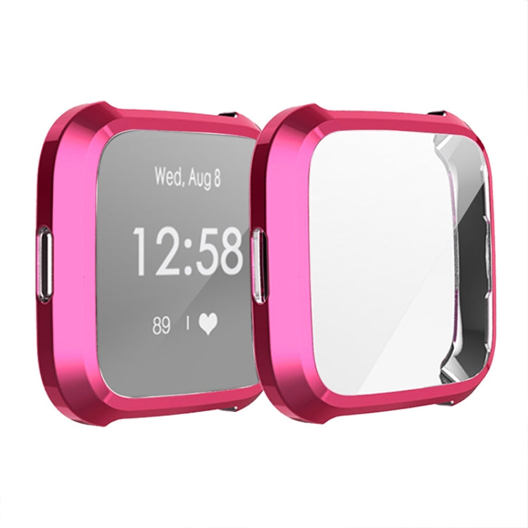 For Fitbit Versa Lite Smart Watch Full Coverage Plating TPU Protective Case