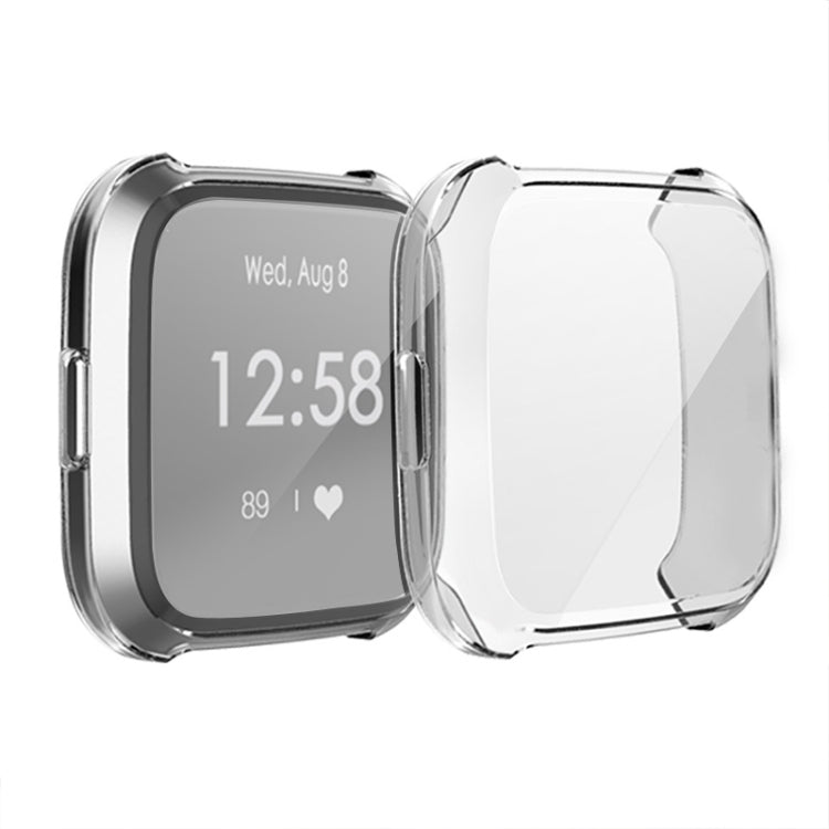 For Fitbit Versa Lite Smart Watch Full Coverage Plating TPU Protective Case