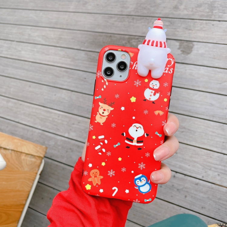 For iPhone 11 Christmas Series Painted Pattern TPU Case