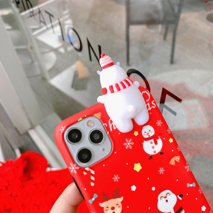For iPhone 12 Pro Max Christmas Series Painted Pattern TPU Case