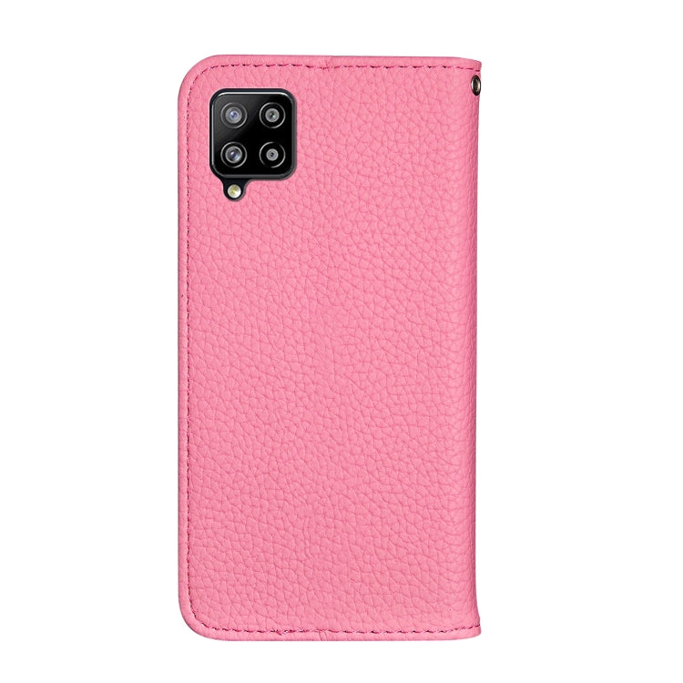 For Samsung Galaxy A42 5G Litchi Texture Horizontal Flip Leather Case with Holder & Card Slots