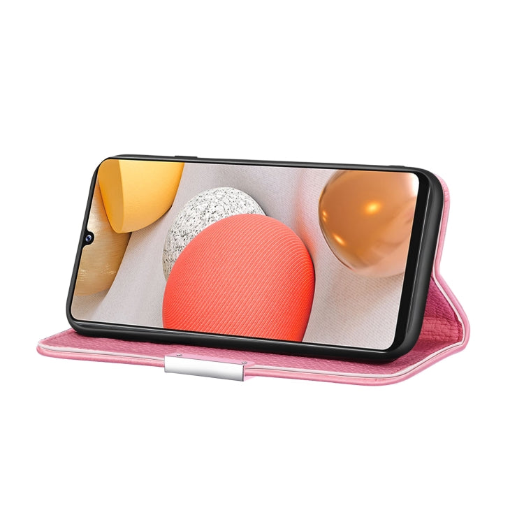 For Samsung Galaxy A42 5G Litchi Texture Horizontal Flip Leather Case with Holder & Card Slots