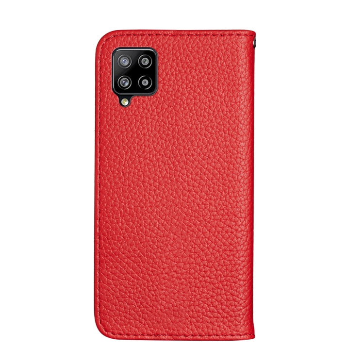 For Samsung Galaxy A42 5G Litchi Texture Horizontal Flip Leather Case with Holder & Card Slots