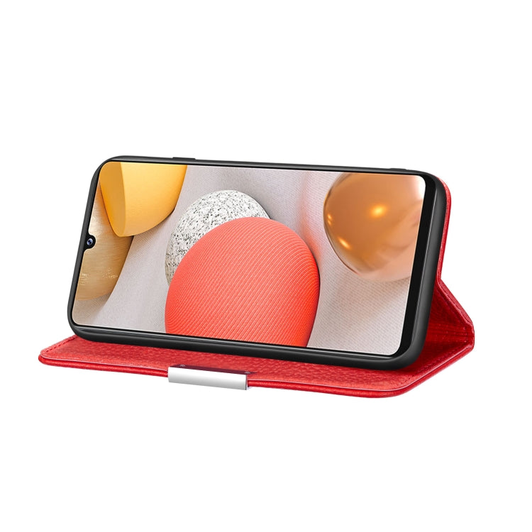 For Samsung Galaxy A42 5G Litchi Texture Horizontal Flip Leather Case with Holder & Card Slots