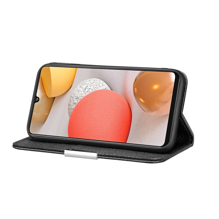 For Samsung Galaxy A42 5G Litchi Texture Horizontal Flip Leather Case with Holder & Card Slots