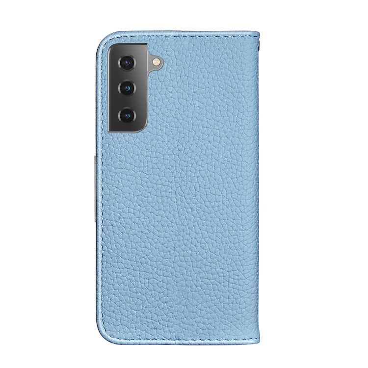 For Samsung Galaxy S21 5G Litchi Texture Horizontal Flip Leather Case with Holder & Card Slots