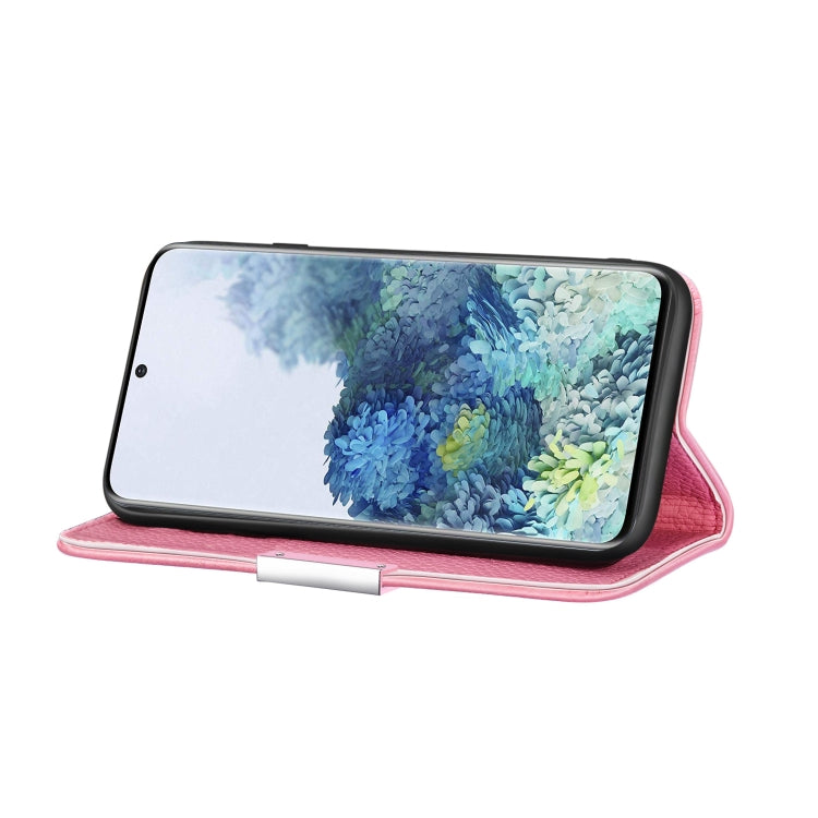 For Samsung Galaxy S21+ 5G Litchi Texture Horizontal Flip Leather Case with Holder & Card Slots