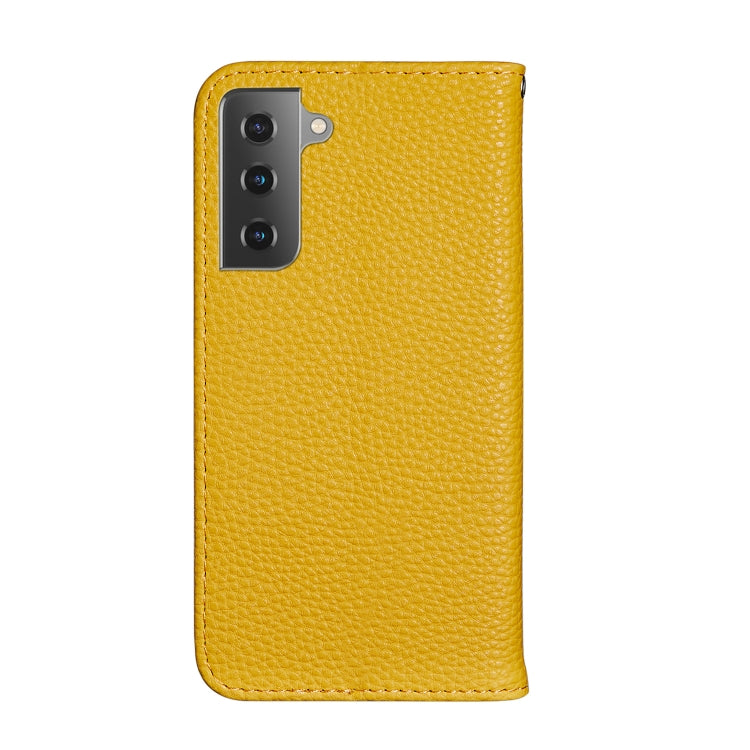 For Samsung Galaxy S21+ 5G Litchi Texture Horizontal Flip Leather Case with Holder & Card Slots