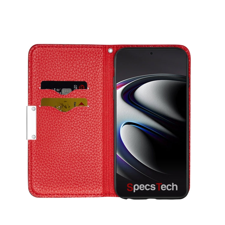 For Samsung Galaxy S21 Ultra 5G Litchi Texture Horizontal Flip Leather Case with Holder & Card Slots