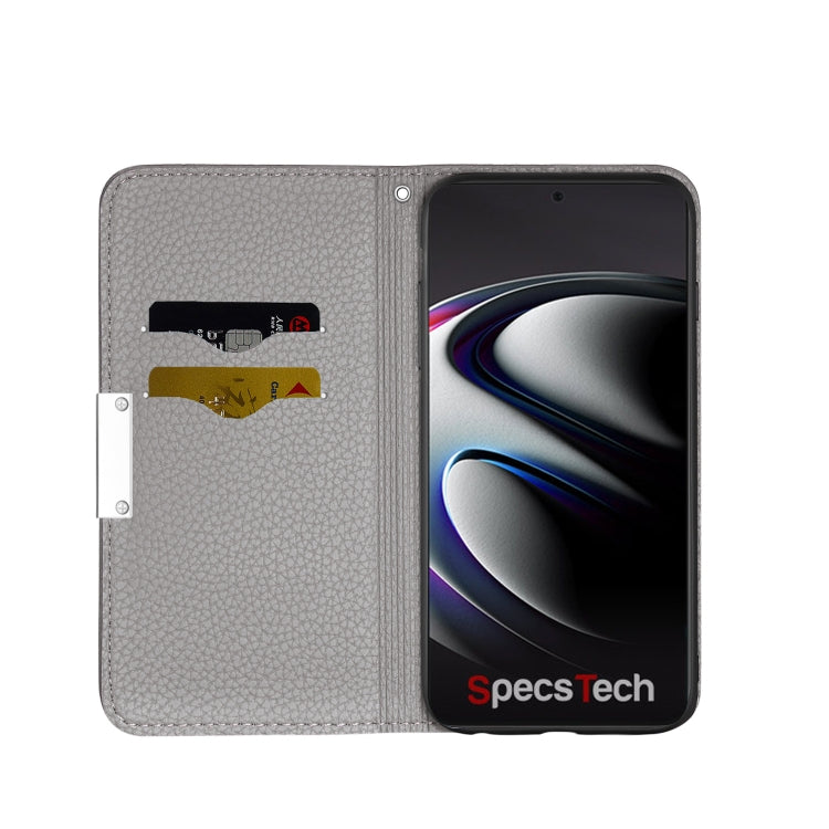 For Samsung Galaxy S21 Ultra 5G Litchi Texture Horizontal Flip Leather Case with Holder & Card Slots