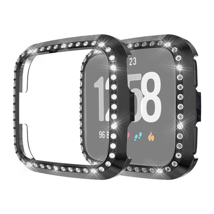 For Fitbit Versa / Versa Lite Universal Smart Watch PC Diamond Protective Case