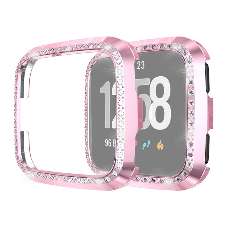 For Fitbit Versa / Versa Lite Universal Smart Watch PC Diamond Protective Case