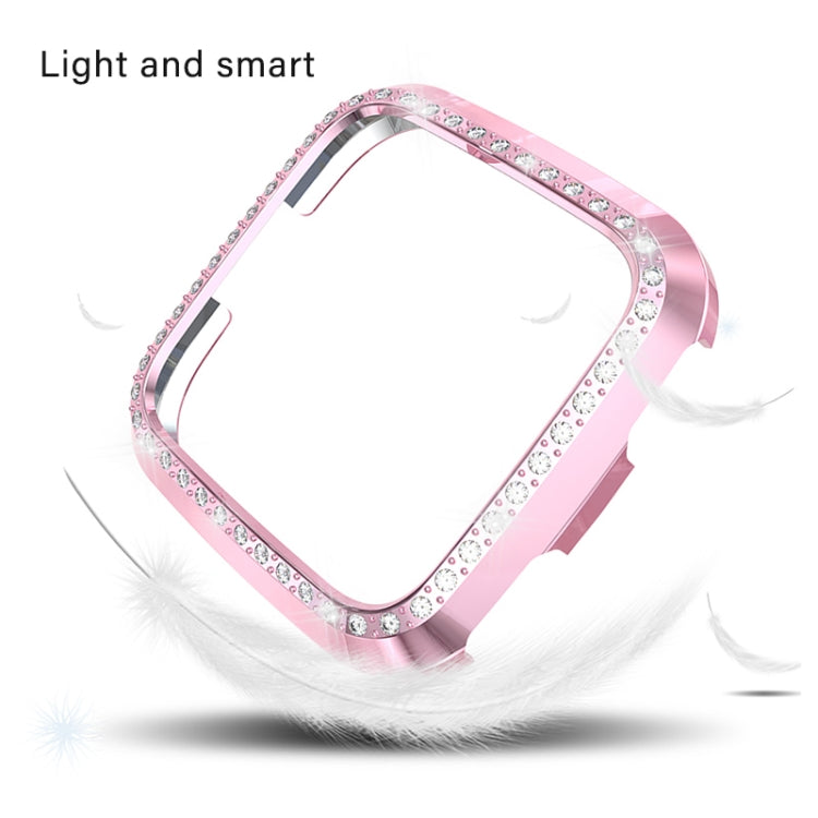 For Fitbit Versa / Versa Lite Universal Smart Watch PC Diamond Protective Case