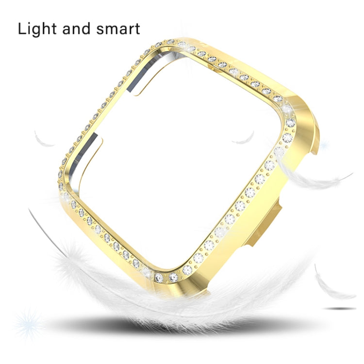 For Fitbit Versa / Versa Lite Universal Smart Watch PC Diamond Protective Case