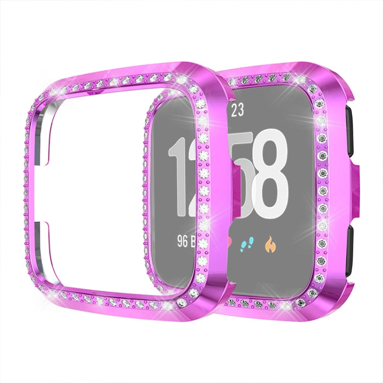 For Fitbit Versa / Versa Lite Universal Smart Watch PC Diamond Protective Case