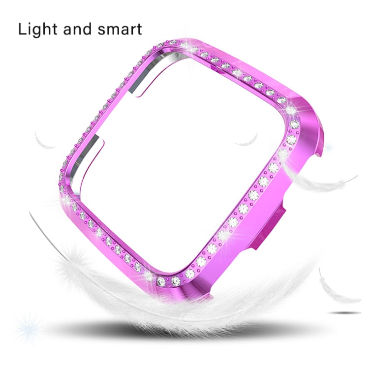 For Fitbit Versa / Versa Lite Universal Smart Watch PC Diamond Protective Case