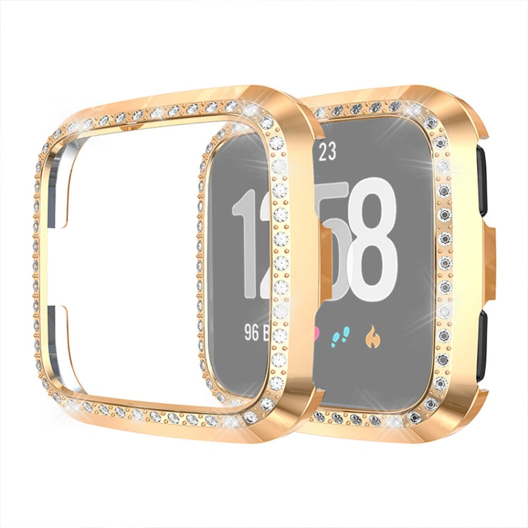 For Fitbit Versa / Versa Lite Universal Smart Watch PC Diamond Protective Case