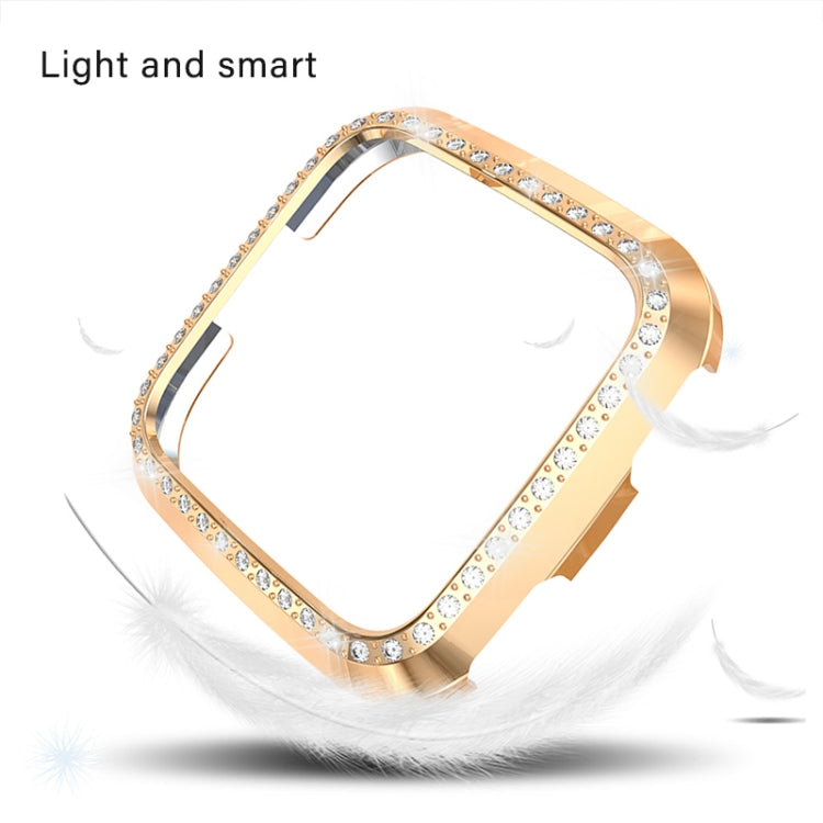 For Fitbit Versa / Versa Lite Universal Smart Watch PC Diamond Protective Case