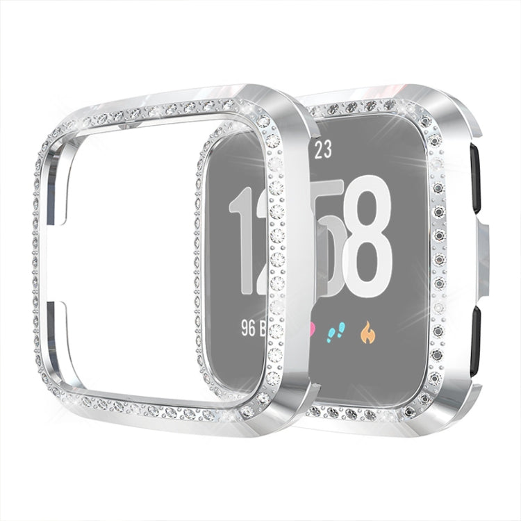 For Fitbit Versa / Versa Lite Universal Smart Watch PC Diamond Protective Case